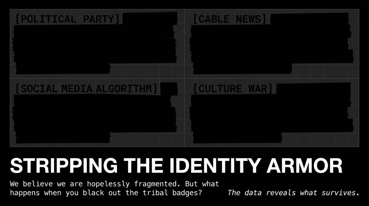 Stripping the Identity Armor — what happens when you black out the tribal badges