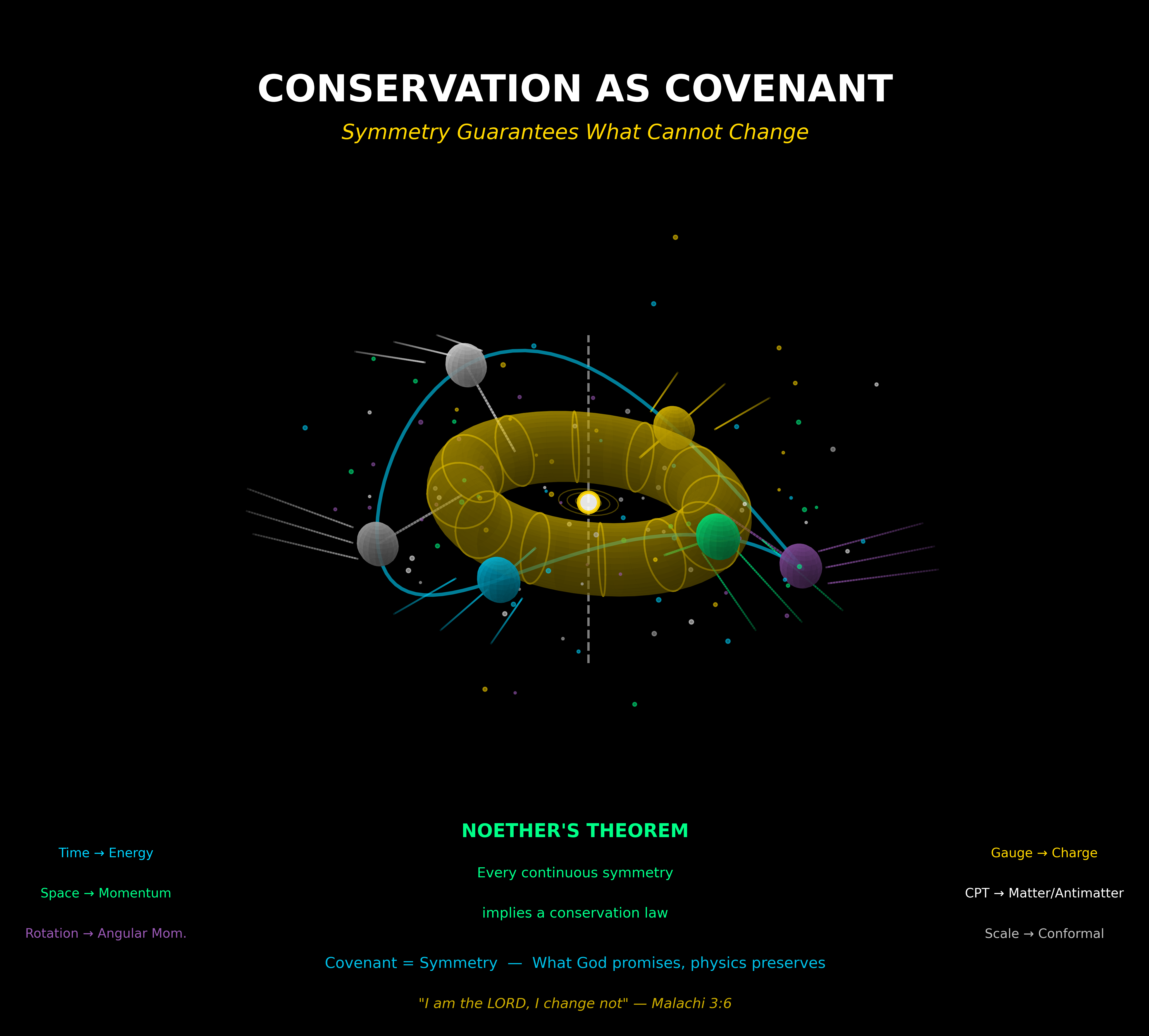 Conservation and Covenant — what physics conserves, theology covenants